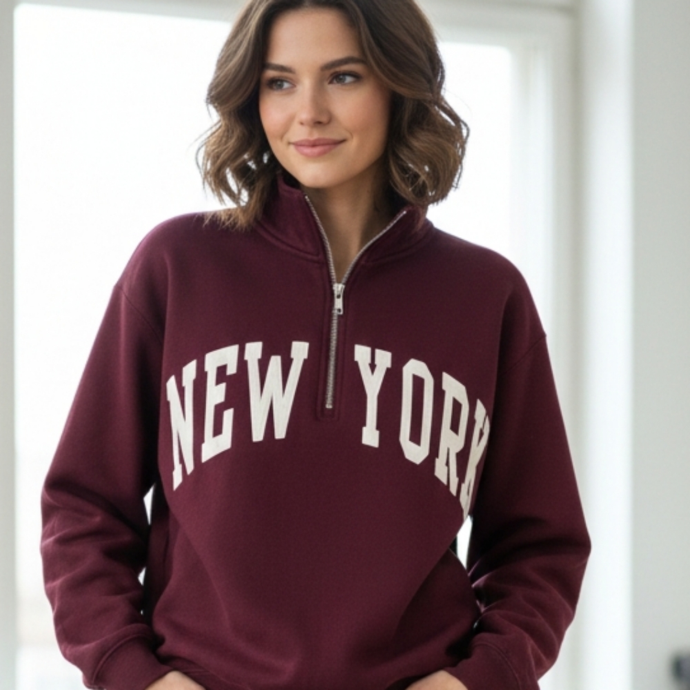 Sunday Maroon New York Women's Cardigan